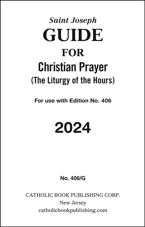 saint joseph guide for christian prayer 2024